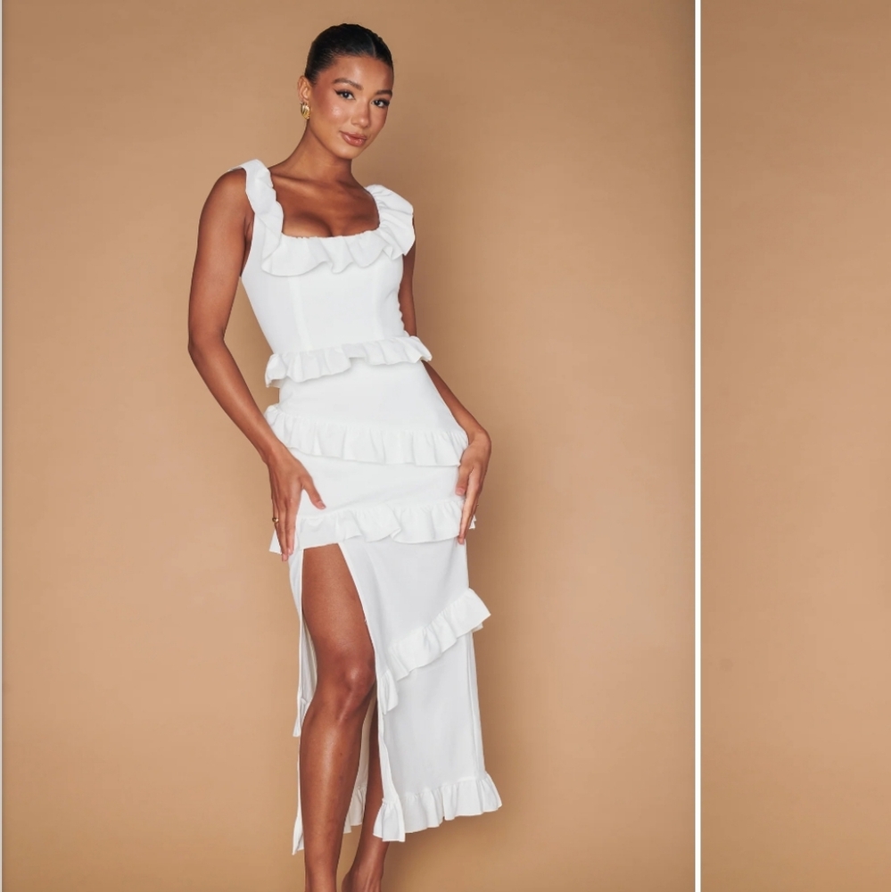 Show Me Your Mumu White Greta Dress